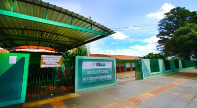 Escola estadual no bairro Villas Boas em Campo Grande  Foto: Governo do Estado/Divulgao
