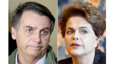 Jair Bolsonaro e Dilma Rousseff Imagem: Ricardo Moraes/Reuters/Evaristo S/AFP