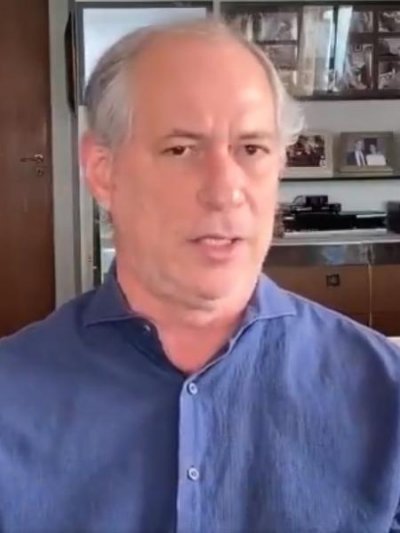 Ciro Gomes (PDT-CE) afirmou que sua mulher testou negativo, mas que tambm segue em isolamento Imagem: Reproduo/Twitter