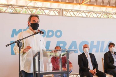 Marquinhos Trad, prefeito da Capital, durante evento na manh desta quinta-feira (Foto: Divulgao)