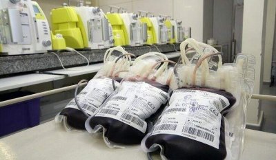 Bolsas de sangue. (Foto: Edemir Rodrigues | Governo de MS)