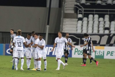 Partida entre Botafogo e Gremio vlida pela 35 rodada do Campeonato Brasileiro 2020, realizado no Estadio Nilton Santos nesta Segunda Feira (08). (Foto: Estado Contedo)
