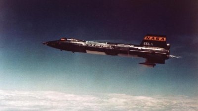 North American X-15 foi o avio mais rpido da histria ao atingir 7.272 km/h Imagem: Dilvugao/Nasa