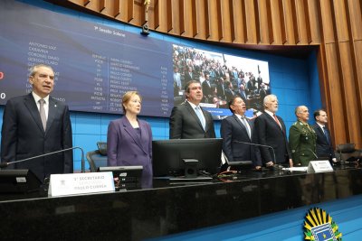 Gerson Claro destaca estabilidade institucional e parceria entre Poderes na abertura do ano legislativo